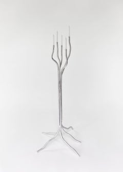 Tall Candelabra in Aluminium by Six Dots Design
