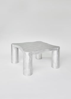 Not in Service Coffee Table in Aluminium by Six Dots Design