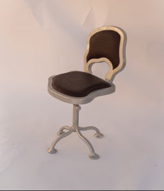 Office Chair in Aluminium and Upholstery by Six Dots Design