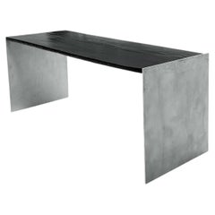 Unique Yakisugi Burnt Wood Desk by Case Studios