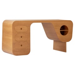 Silvio Writing Desk in Brazilian Native Hardwood by Gisela Simas