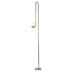 Mandu Brass Floor Lamp by Dendê