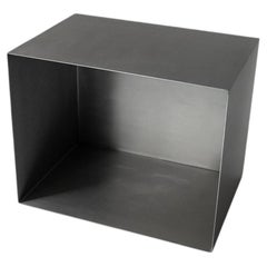 Sonar Cube Multifunction Furniture in Brushed Stainless Steel by form & eisen