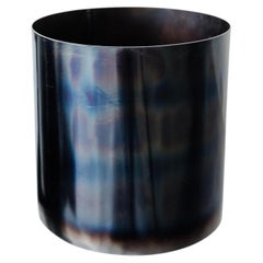 Loto Medium Planter in Burned Steel by form & eisen