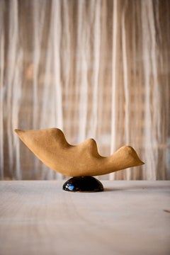 Unique Envol Sculpture in Chamotte Stoneware by Thalia Dalecky