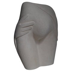 Sculpture « La Vie » unique en grès chamotte, réalisée par Thalia Dalecky