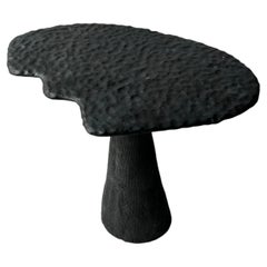La Pluie Sculptural Accent Table in Glazed Stoneware by Thalia Dalecky