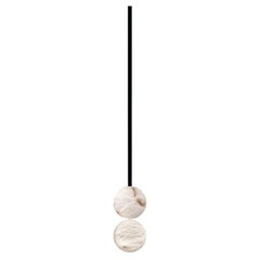 Raim Pendant Lamp with 2 Spheres by United Alabaster