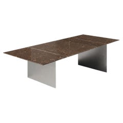 Hera Dining Table in Jurassic Fossil Stone by NERINEA