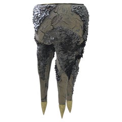 Punto de Tensión Sculpture in High-Fired Ceramic & Bronze by Vica Ceramica