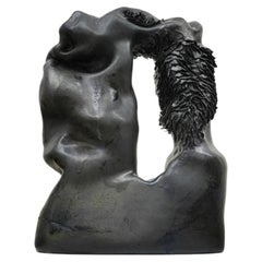 Green Mountains Sculpture in High-Fired Ceramic by Vica Ceramica