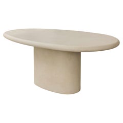 Table Dune 1800 en plâtre de chaux par Plature