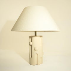 Ivory Clay Table Lamp by Olivia Cognet
