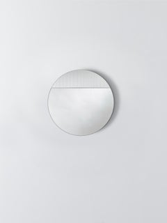 Cord Flutes M Contemporary Wall Mirror by Deknudt Mirrors