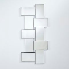 Criss Cross Contemporary Wall Mirror by Deknudt Mirrors