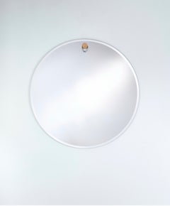 Globo M – Moderner Wandspiegel aus massiver Eiche von Deknudt Mirrors