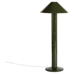 Lampe sur pied Arcy en pierre de lave émaillée, par Mercoeur