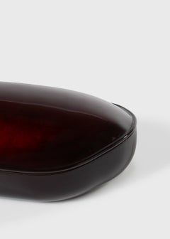 Ondine Medium Lacquered Red Box Sculpture by Mercoeur