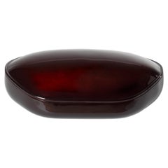 Ondine Medium Lacquered Red Box Sculpture by Mercoeur