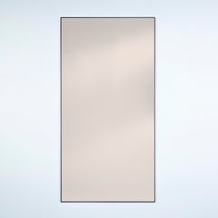 Lucka Bronze Black XXL Mirror with Black Metal Frame by Deknudt Mirrors