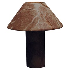 Contemporary Large Breccia Pontificia Pillar Lamp by Henry Wilson