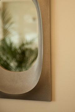 Brodzki 53 Contemporary Aluminium Wall Mirror by Henry Wilson