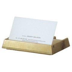 Blackened Business Card Holder "Tray" by Henry Wilson