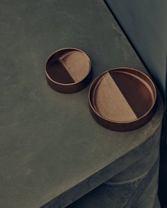 «Vide Poche Rond» contemporáneo de bronce, de Henry Wilson