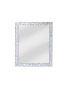 Oslo, rectángulo pequeño. Espejo de pared contemporáneo con textura de Deknudt Mirrors