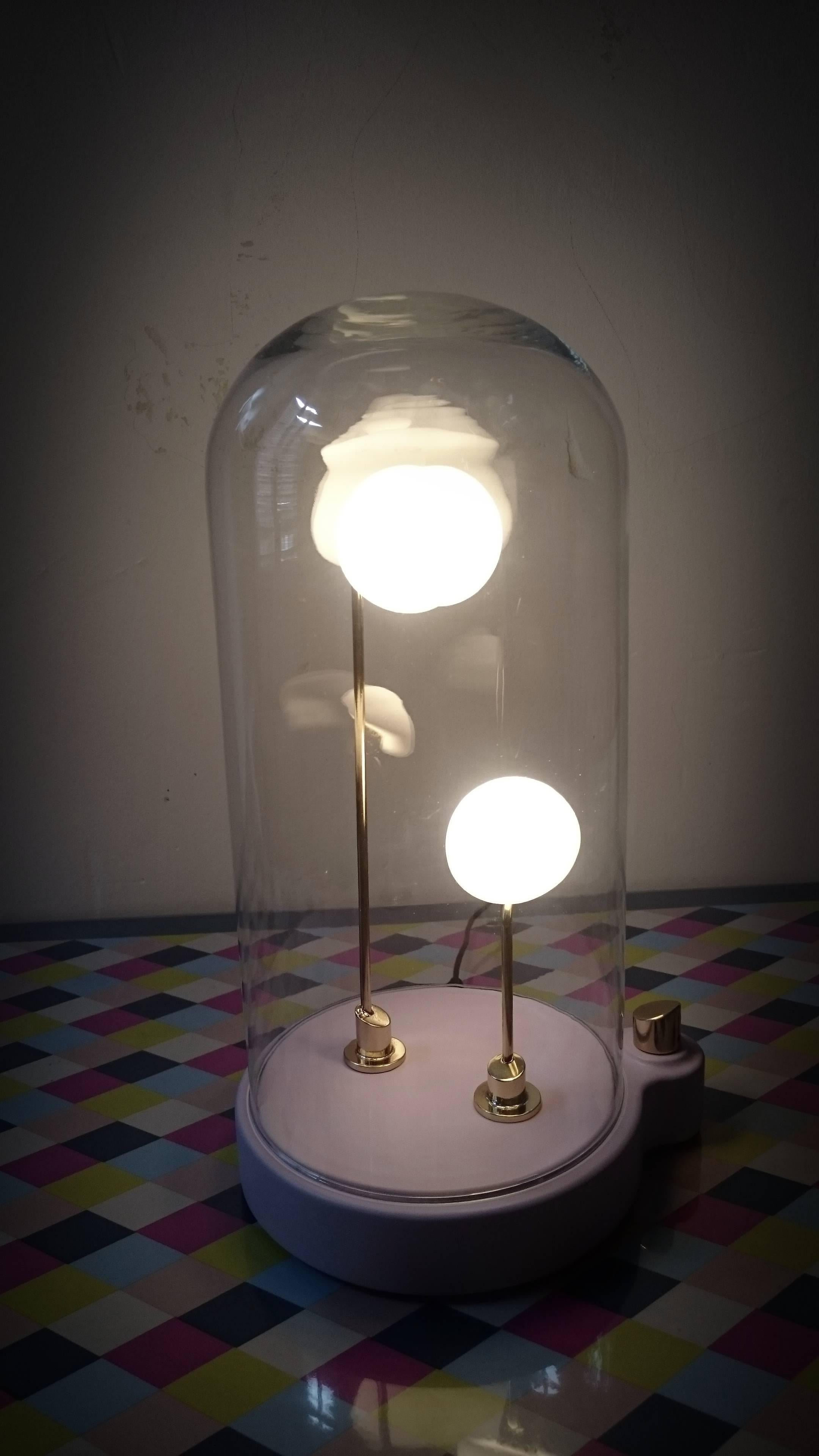Contemporary Pair of Lightings, Thierry Toutin's Little Gold 