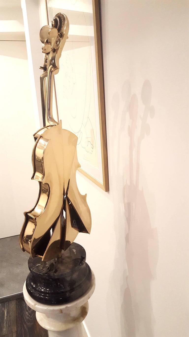 Arman, Bronze Sculpture, Rothschild Violin For Sale at 1stdibs