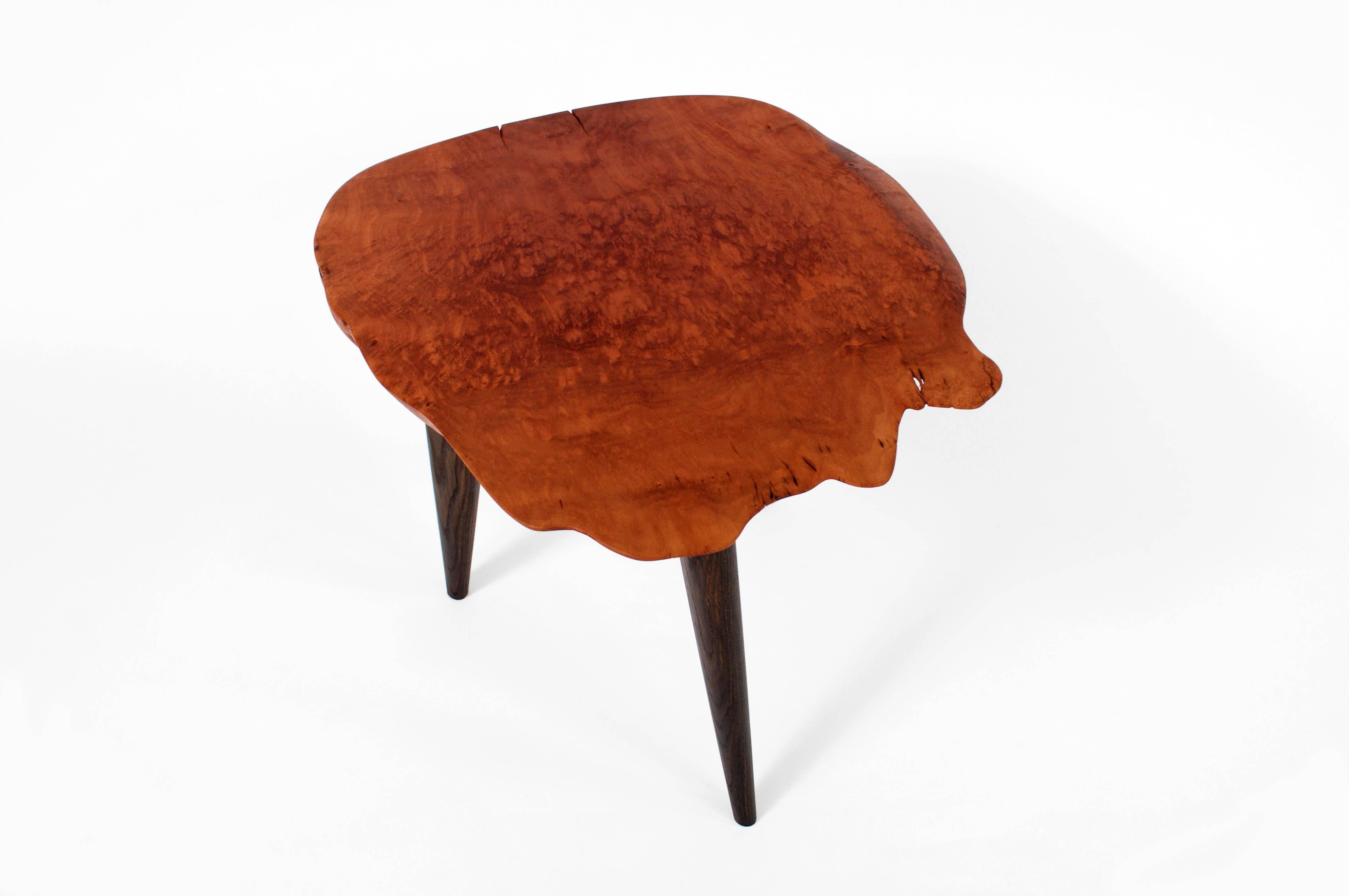 Organic Modern Unique Signed Sycamore Table by Jörg Pietschmann