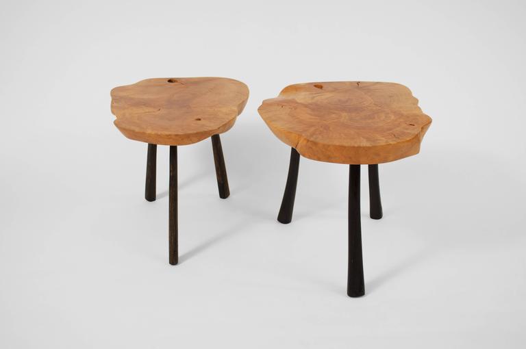 Unique Signed Twin Tables by Jörg Pietschmann For Sale at 1stDibs