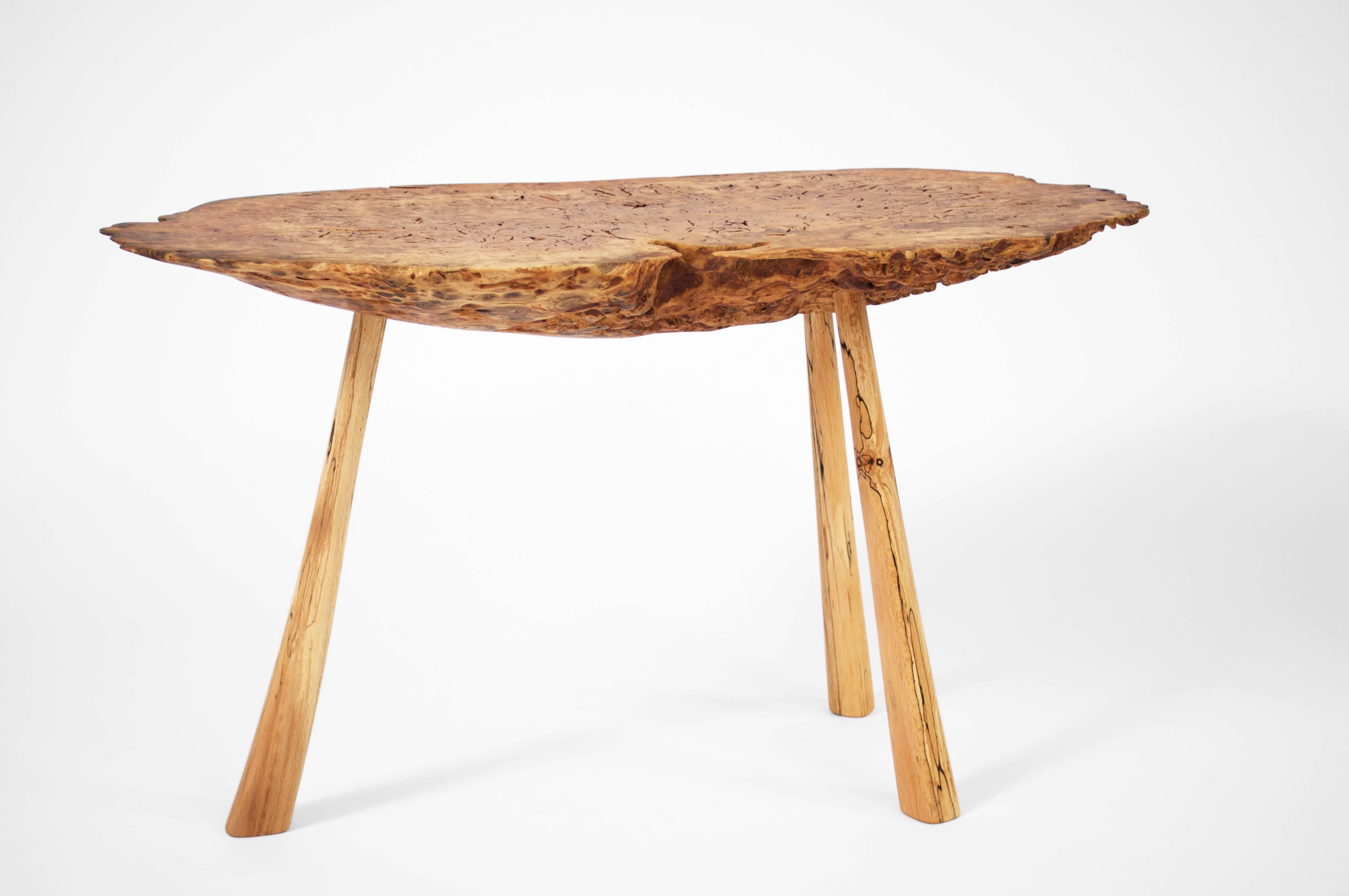 German Unique Old Oak Table by Jörg Pietschmann
