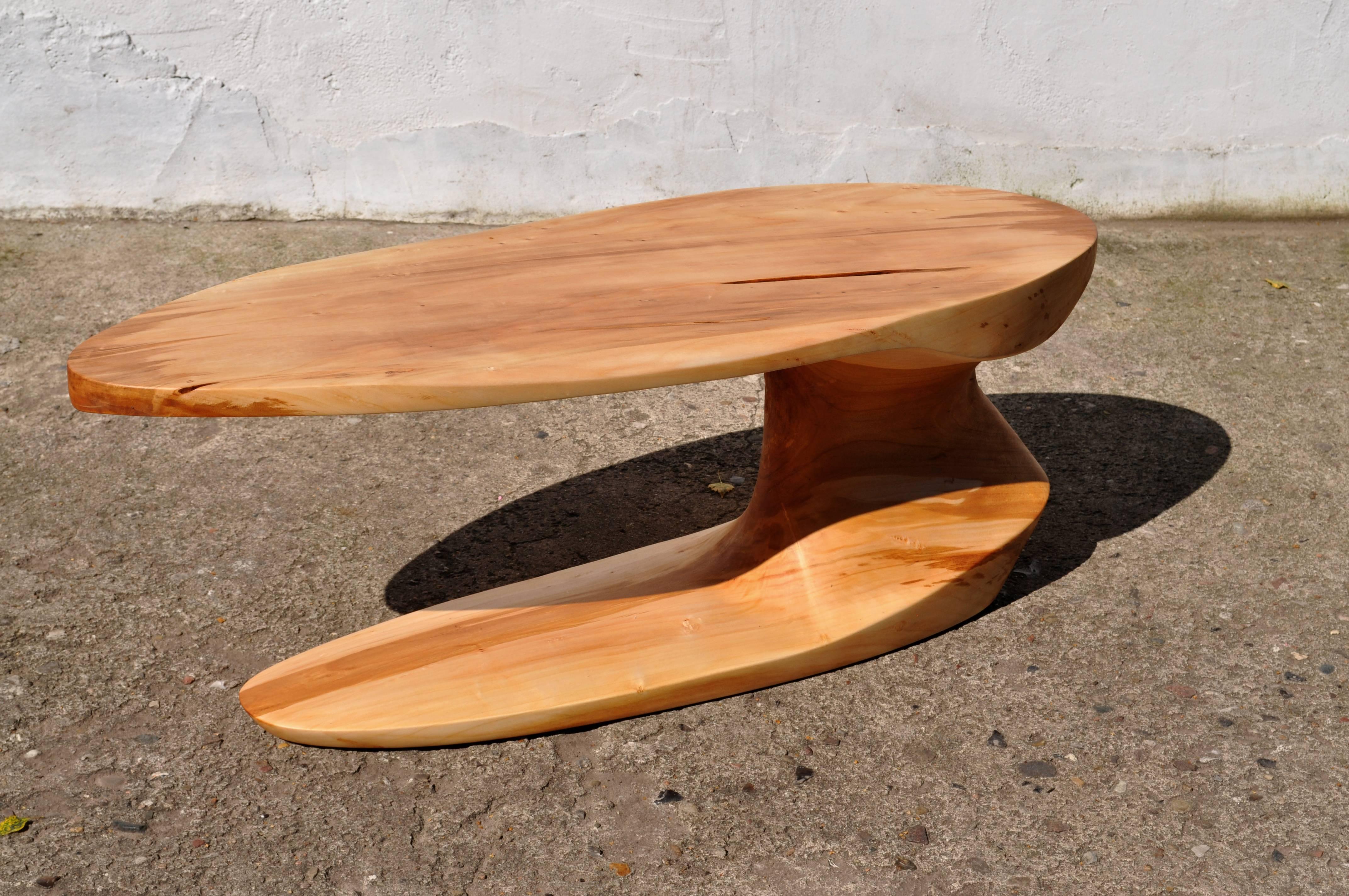 Organic Modern Unique Signed Willow Table by Jörg Pietschmann