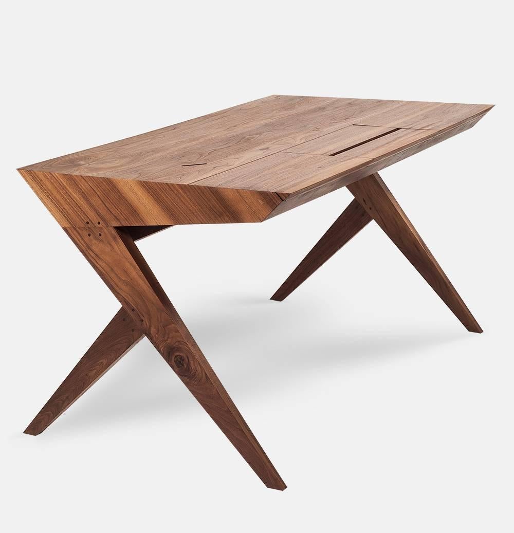 modern desk wood