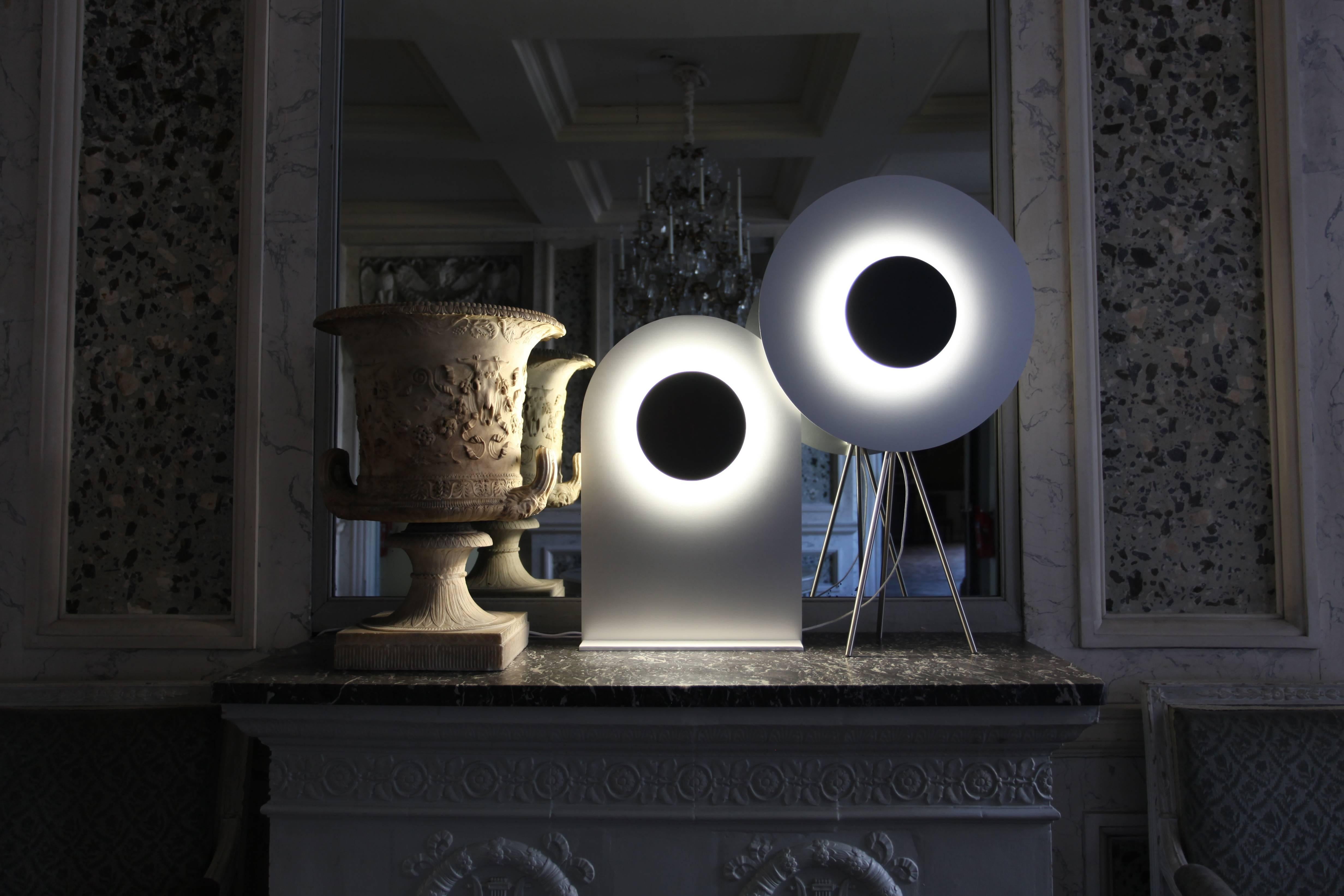 French Eclipse Table Lamp by Arturo Erbsman