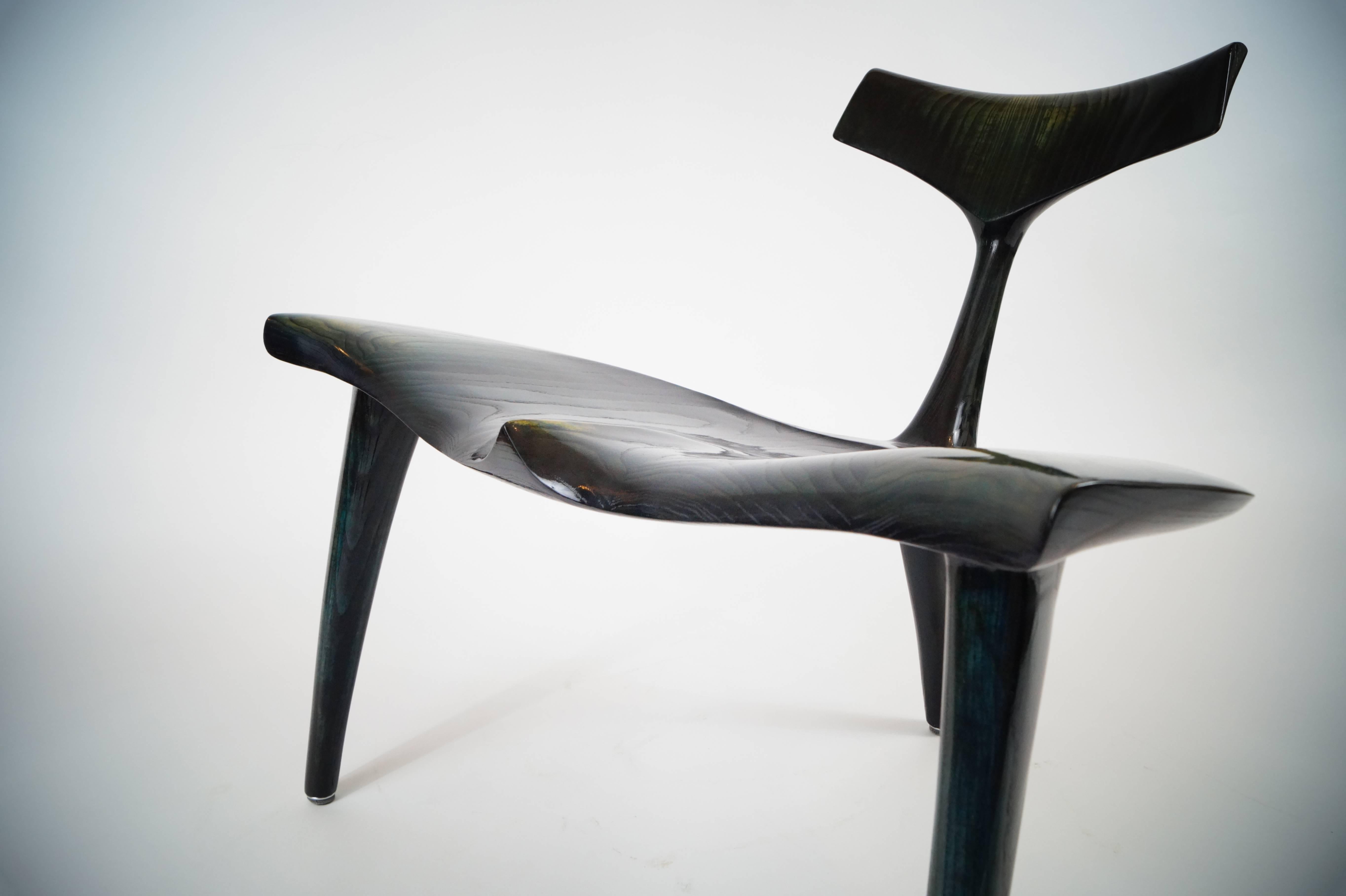 Art Whale Chair MS82 Handcrafted and Designed by Morten Stenbaek In New Condition In Geneve, CH