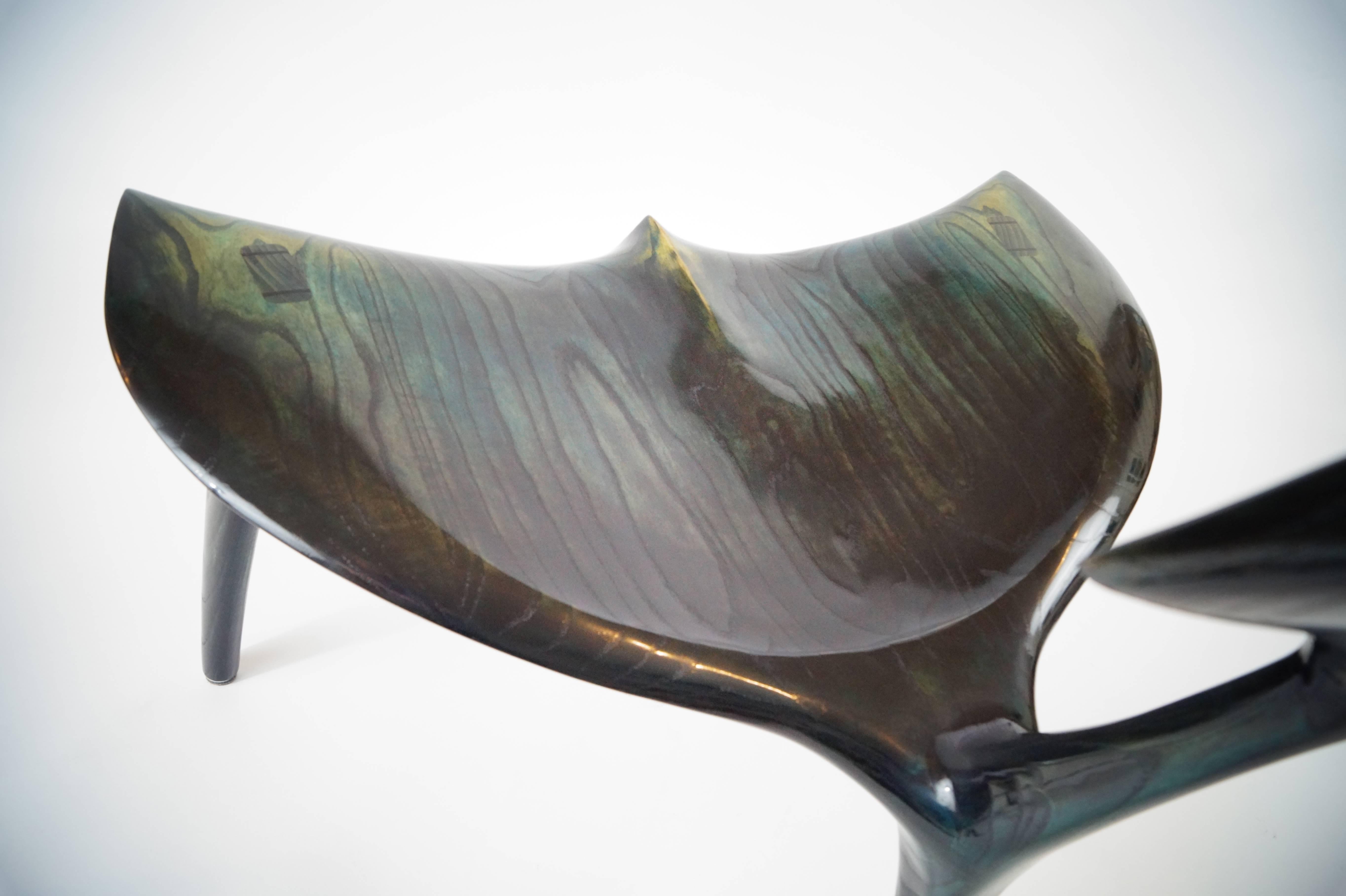 Contemporary Art Whale Chair MS82 Handcrafted and Designed by Morten Stenbaek