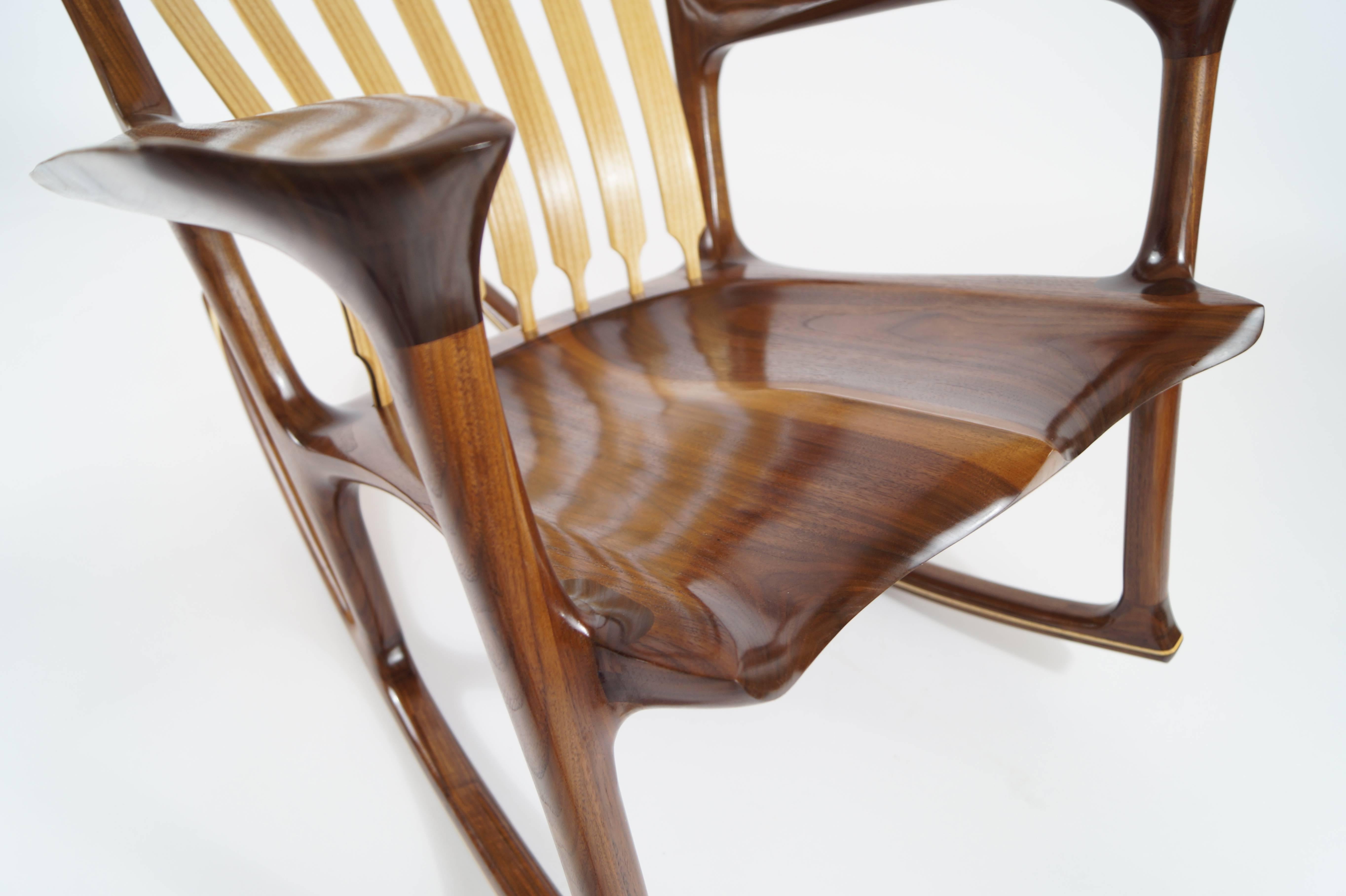Rocking Chair, Handcrafted and Designed by Morten Stenbaek 1