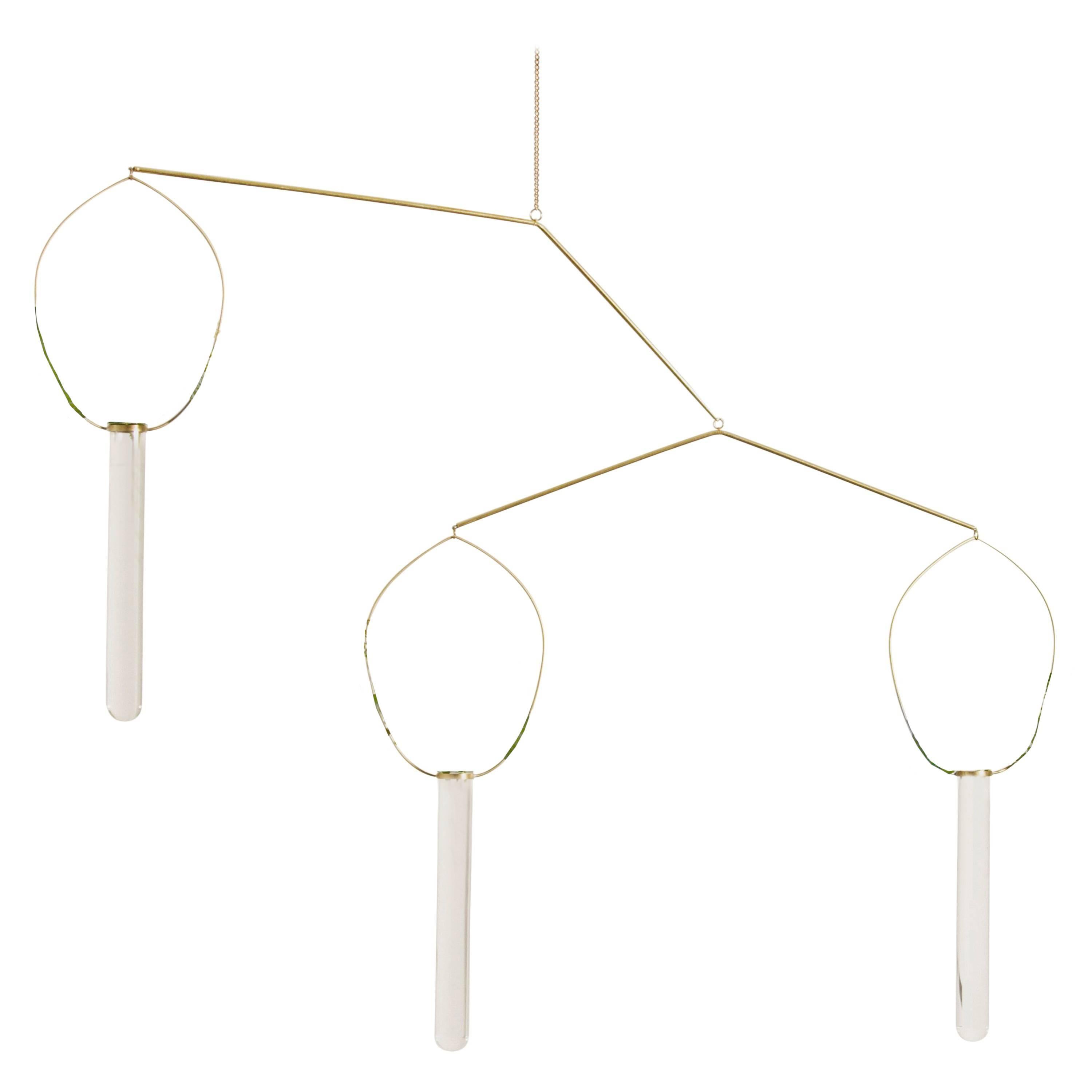 Eden Trio Brass Floating Vases, Agustina Bottoni