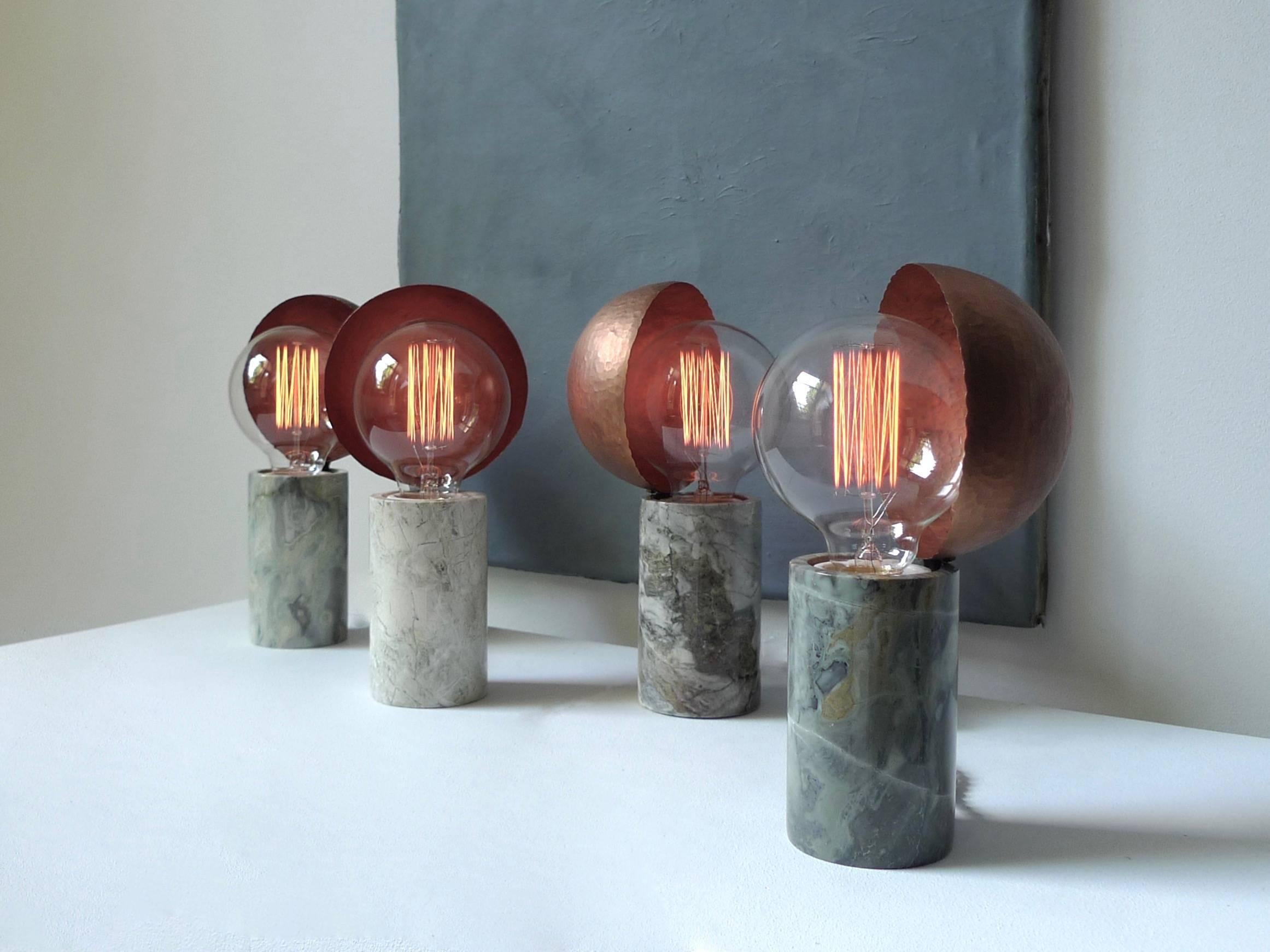 Dutch Marble Table Lamps, Sander Bottinga