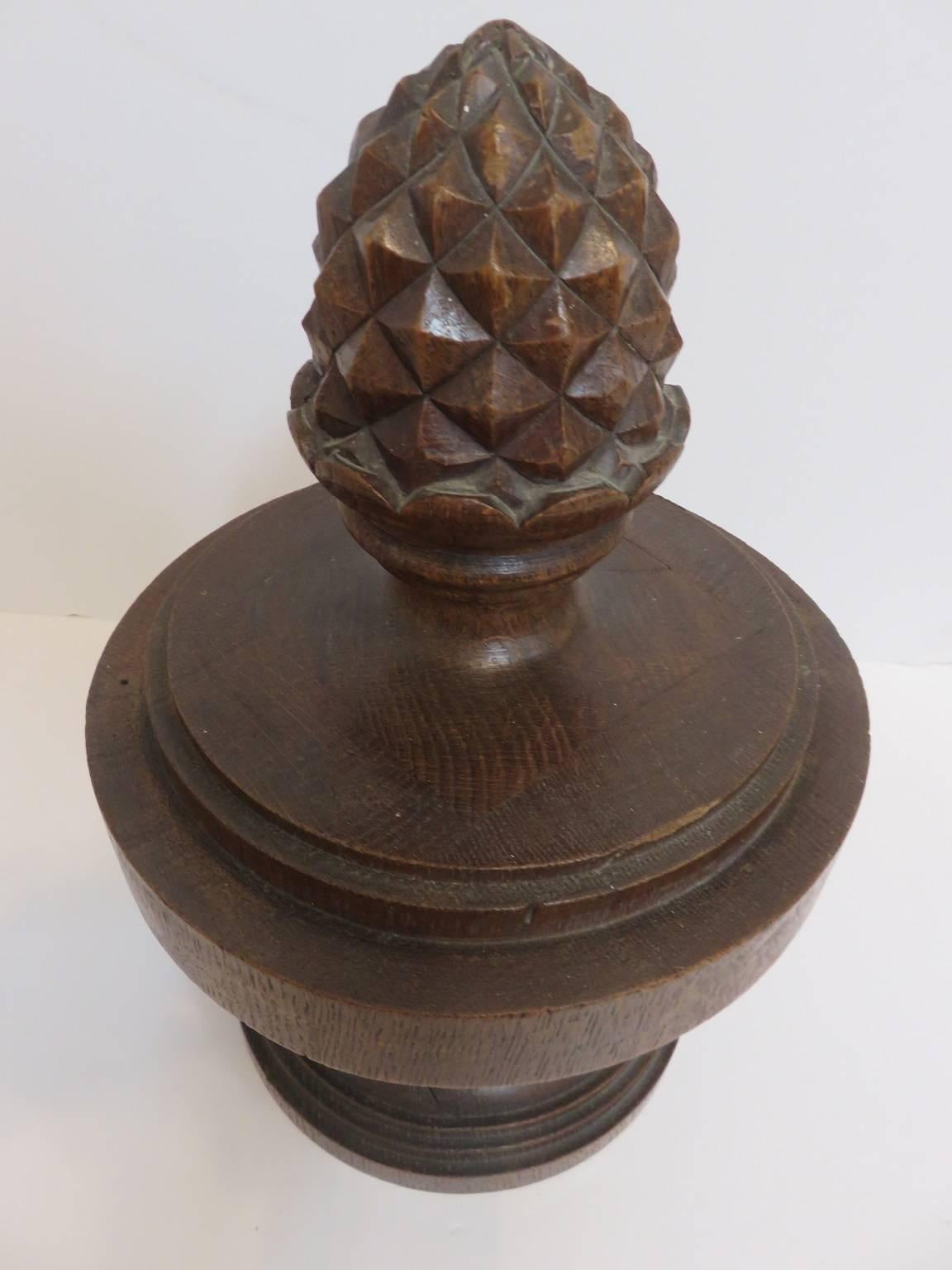 19th Century English Finial In Good Condition For Sale In Houston, TX