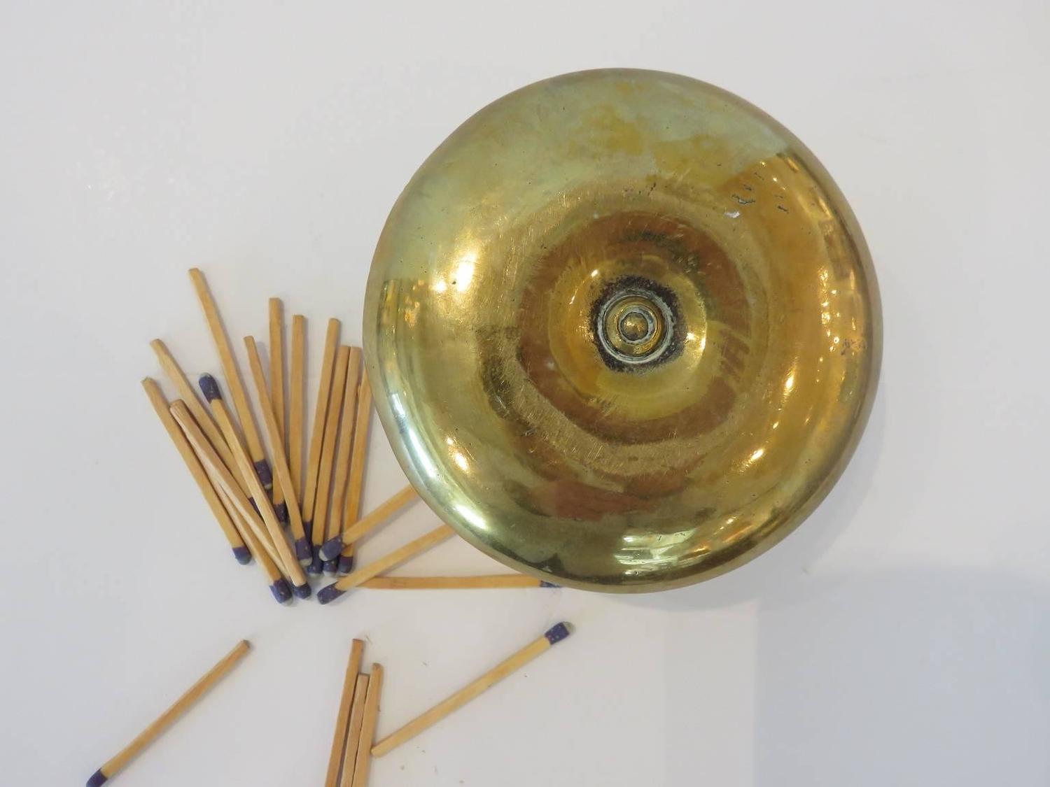 Vintage Brass Match Striker at 1stdibs