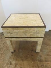 Vintage Maitland Smith Tessellated Marble Chest.