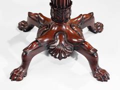 Regency Carved Mahogany Pedestal Table
