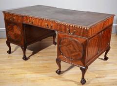 19th Century Mahogany Partners Desk by Gillows
