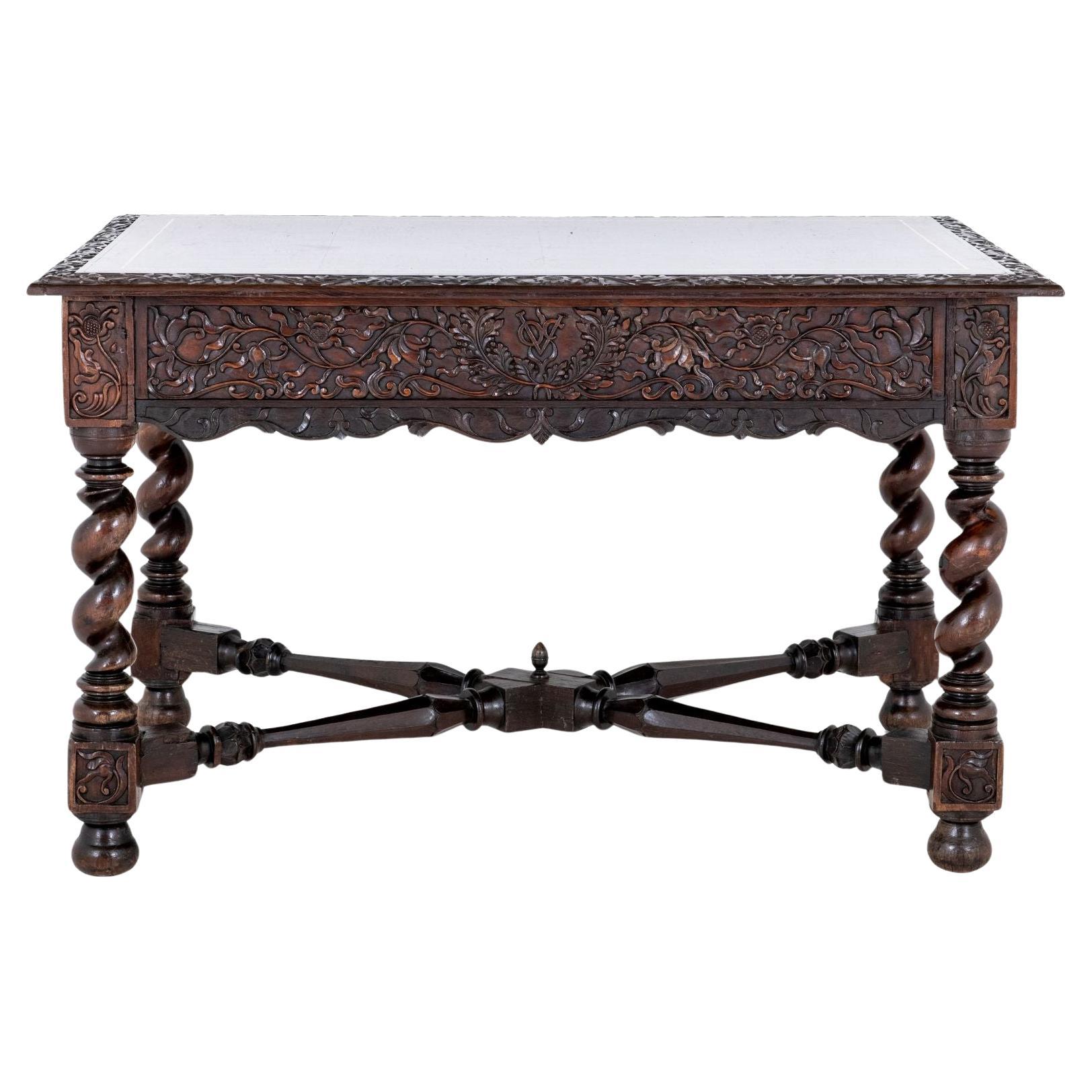 East India Dutch Company Captains Writing Desk For Sale