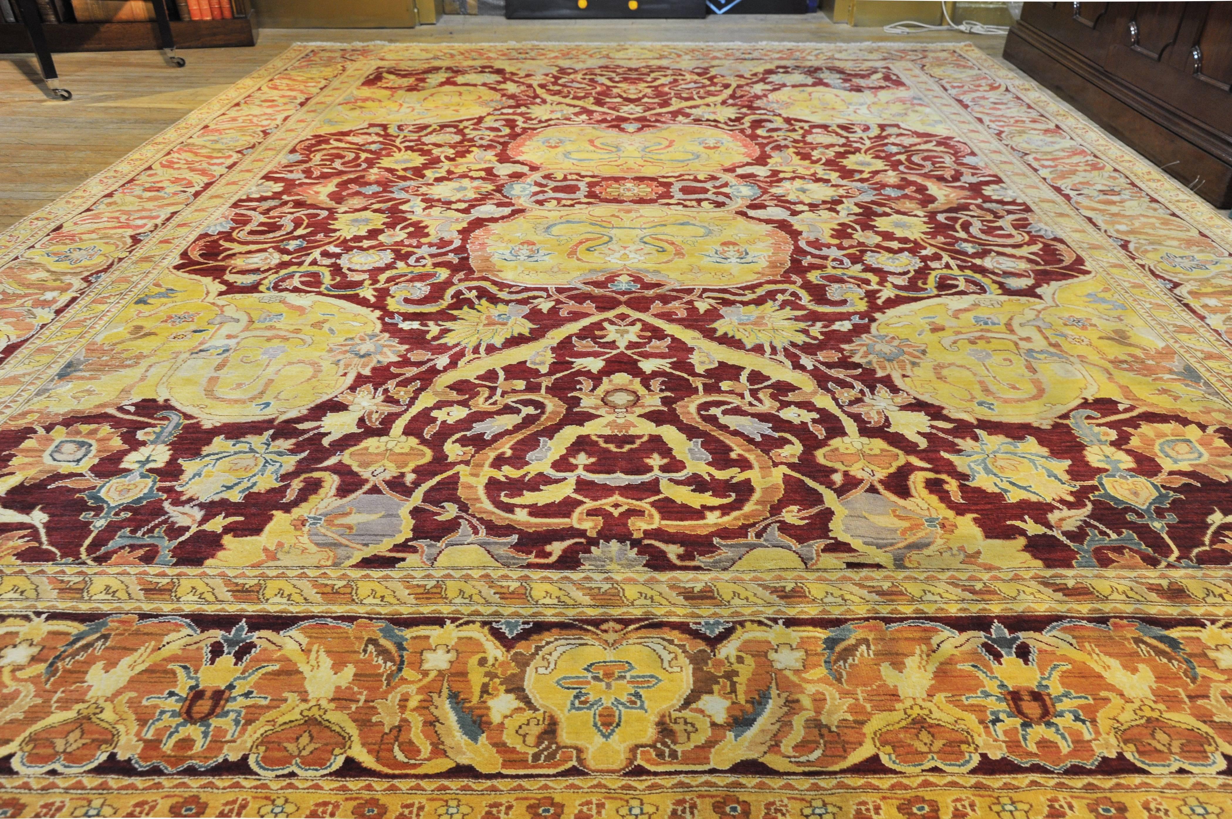 Silk Fine ‘Tabriz Haji Jallily’ Design Carpet