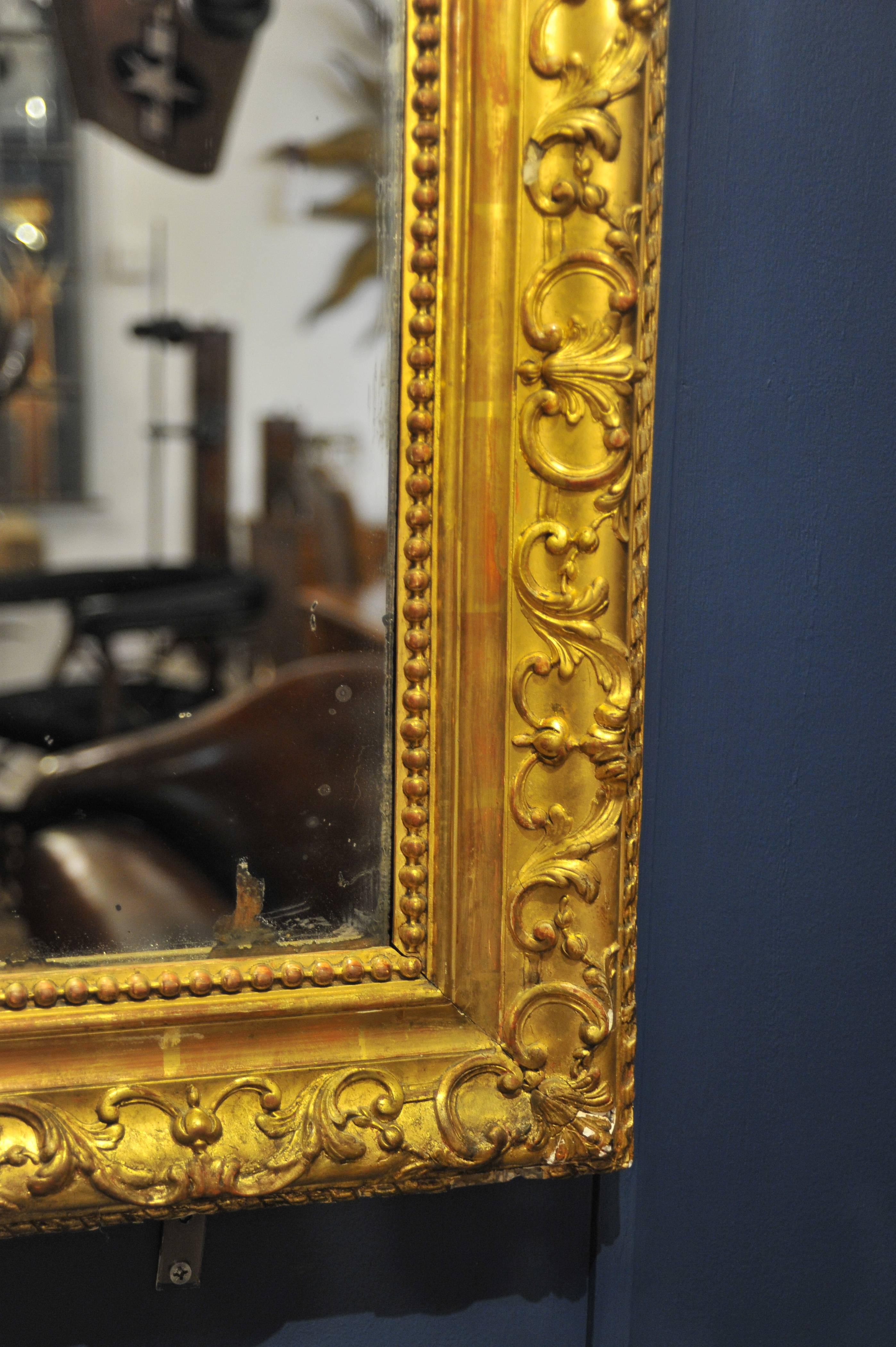 Extra Large English over Mantle Mirror at 1stDibs